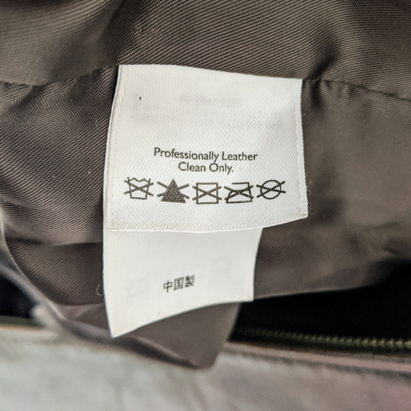 SOLD! Eddie Bauer Women's Dk Brown Leather Jacket Med - Picture 6 of 6